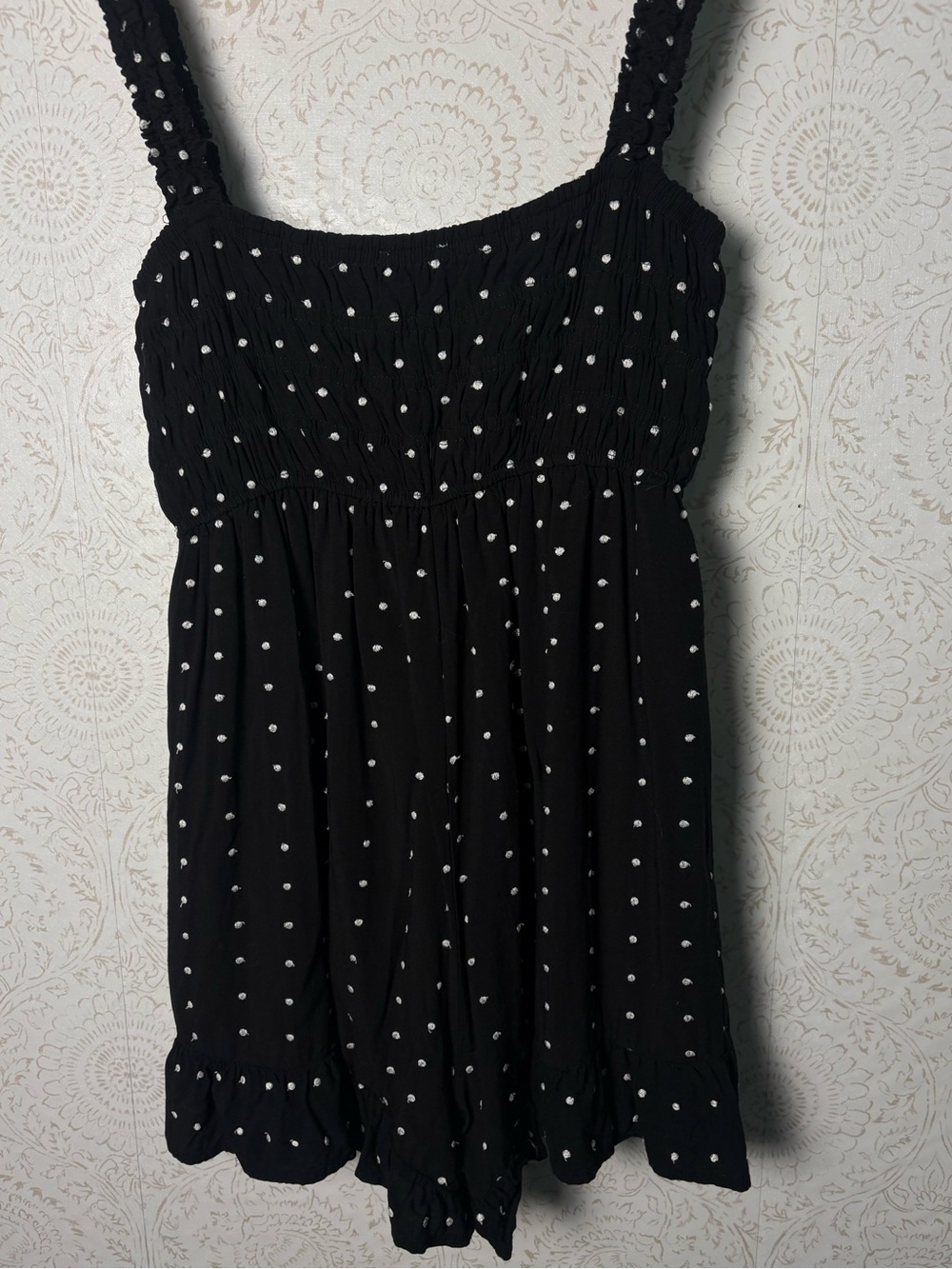 White birch - Polka dot romper Sz Small